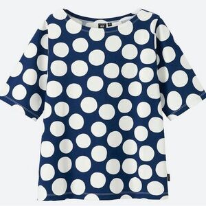 MARIMEKKO Uniqlo collab 💯cotton iconic Finish designer 70s style t-shirt size S